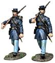 "Union Forever" Two Union Infantry Marching