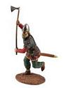 Viking Wearing Spangenhelm, Attacking with Ax