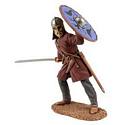 Viking Wearing Gjermundbu Helmet, Swinging Sword