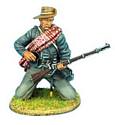 Confederate Infantry Kneeling Loading