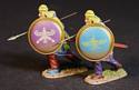 Two Persian Kardake Infantry - Yellow Caps
