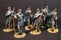 Six Infantry Standing, Co. L, West Augusta Guards, 5th VA Regt.
