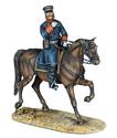 Prussian Infantry Mounted Officer with Drawn Sword