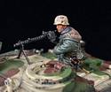 Stug III Assault Gun Tank Rider Machine Gunner