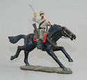 Mounted Confederate Soldier with Sword
