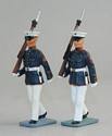 Two US Marines Marching