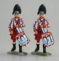 Two British Marine Drummers