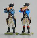 Two Fifers, US Militia, 1776