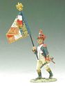 Marching French Flagbearer