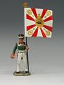Officer with Flag