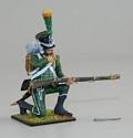 Westphalian Guard Chasseur Kneeling Biting Cartridge