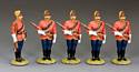 Five Mounties At Ease