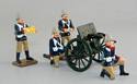 Royal Artillery Gun with 4 Man Crew