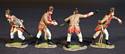 Four Artillery Crew, Rhode Island Train of Artillery, 1775