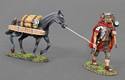 Roman Legionnaire Carrying Marius Mule with Pony