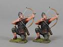 Kneeling Roman Auxiliary Archers Firing Up
