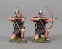 Kneeling Roman Auxiliary Archers Firing Ahead