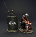 Roman Washerman with Green Shield