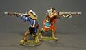 Woodland Indians Firing Muskets #2