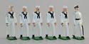 British "Crackerjack" Sailors & Officer