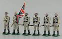 Boer War Flagbearer, Officer & Soldiers