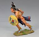 Charging Indian Warrior with Axe