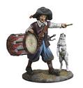 Spanish Tercio Drummer Boy with Dog