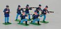 Union Infantry Firing & Charging with Officer