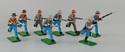 Confederate Infantry Charging with Officer