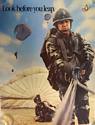 "Look Before You Leap" Marines Parachute