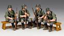 WW2 Wehrmacht Sitting Soldiers