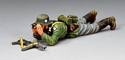Lying Prone Wehrmacht Officer