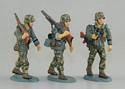 Officer & 3 Advancing Panzer Grenadiers