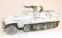 Hanomag Halftrack with Crouching Machine Gunner - Winter