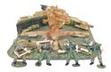 88mm Flak Gun - Gun Emplacement & 4 Gunners