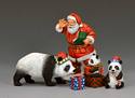 Santa & His Panda Bears