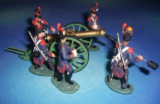 French Imperial Guard with Cannon