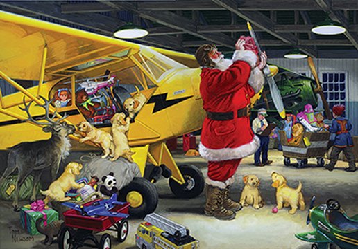 Santa's Hangar by Tom Newsom