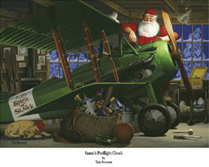 Santa's Pre-Flight Check by Tom Newsom