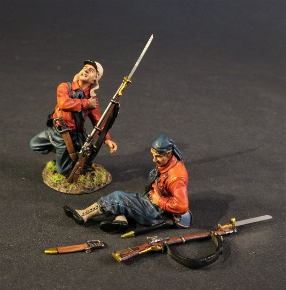 Two Wounded, 11th Regiment New York Volunteer Infantry Zouaves