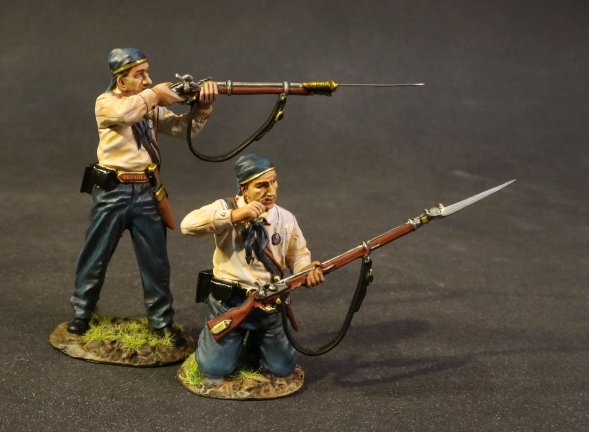 Two Infantry Firing & Loading, 11th Regiment New York Volunteer Infantry