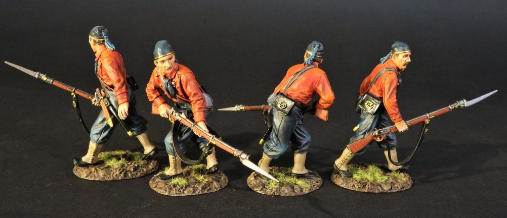 Four Infantry, 11th Regiment New York Volunteer Infantry Zouaves