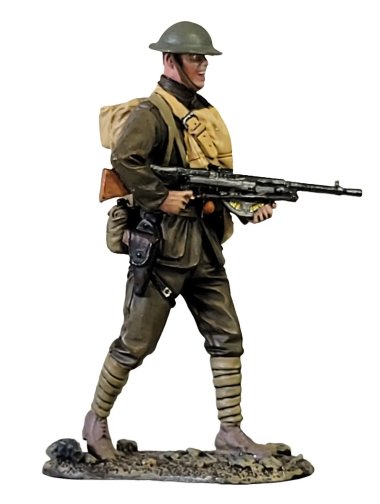 U.S. Marine Advancing with Chauchat, Belleau Wood, 1918