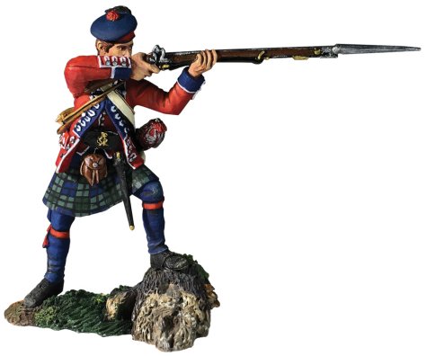 42nd Royal Highland Regiment Battalion Coy Standing Firing #2, 1760-63
