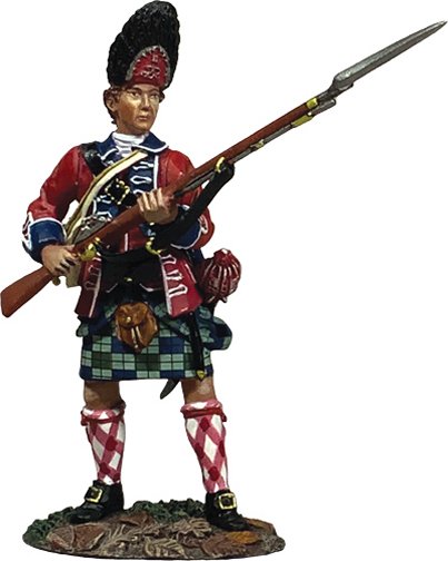 42nd Foot Royal Highland Regiment Grenadier Standing Defending, 1758-63
