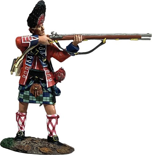 42nd Foot Royal Highland Regiment Grenadier Standing Firing, No.2, 1758-63