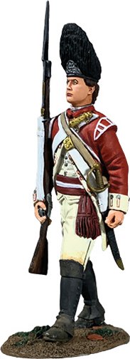 British 43rd Regiment of Foot, Grenadier NCO Marching, 1780