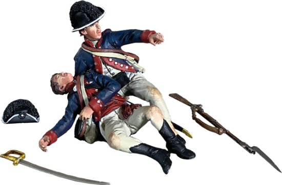 Officer Down! Legion of the United States Soldier Helping Wounded Officer, 1794