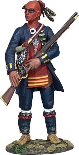 "The New Trade Coat" Native Warrior with European Trade Coat