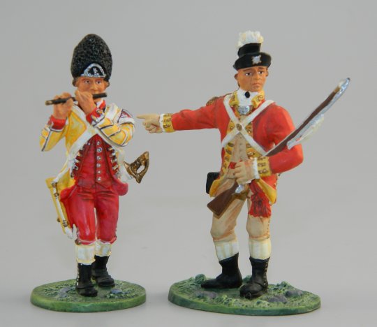 Battle of Saratoga British 62nd Foot Command Set